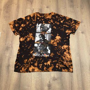Poetic Justice 2pac Bleach Dye T-Shirt